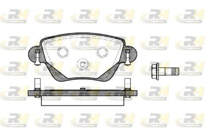 Brake Pad Set, disc brake FORD - 1 219 894