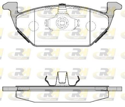 Brake Pad Set, disc brake A3,OCTAVIA,GOLF,LEON 96- esim
