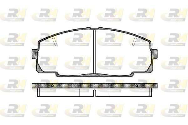 Brake Pad Set, disc brake TOYOTA - 04465-YZZAD