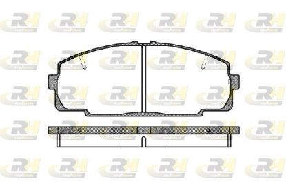 Brake Pad Set, disc brake TOYOTA - 04465-YZZAD