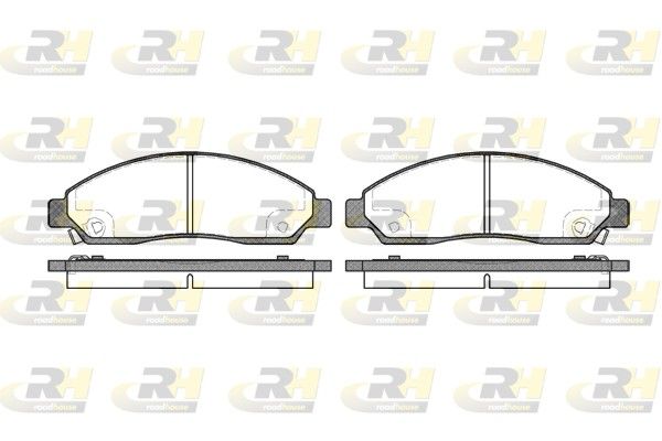 Brake Pad Set, disc brake ISUZU - 8-98051-117-0