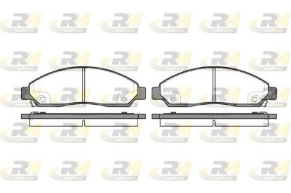 Brake Pad Set, disc brake ISUZU - 8-98051-117-0