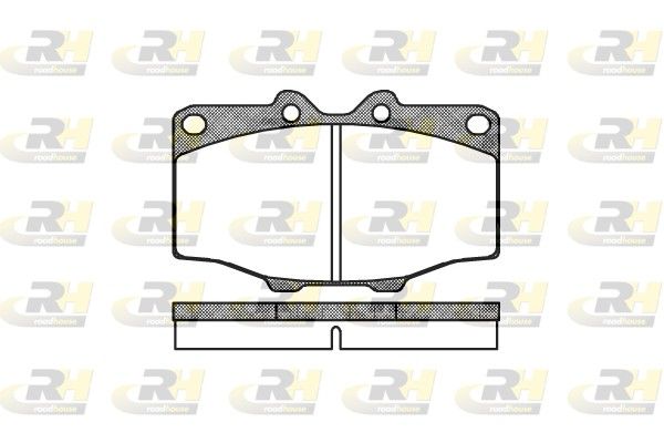 Brake Pad Set, disc brake TOYOTA - 04465-YZZCA