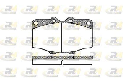 Brake Pad Set, disc brake TOYOTA - 04465-YZZCA