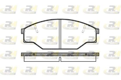 Brake Pad Set, disc brake VW TARO 89-94 esim.