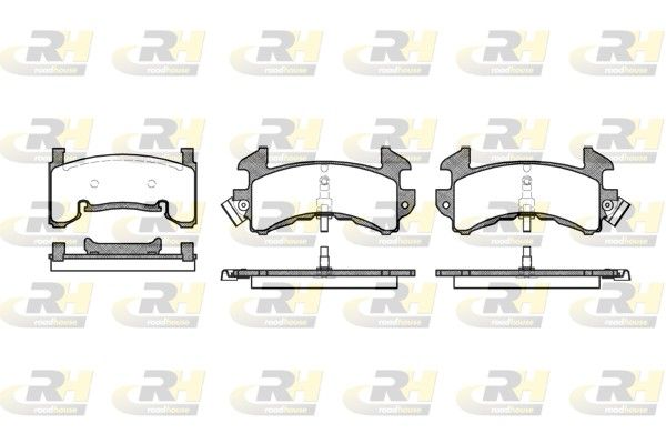 Brake Pad Set, disc brake Chevrolet Blazer,Buick 78-94