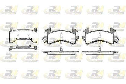 Brake Pad Set, disc brake Chevrolet Blazer,Buick 78-94