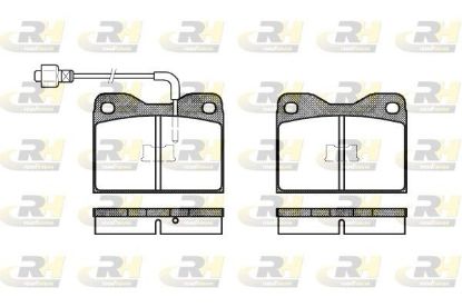 Brake Pad Set, disc brake 1307/1308 77-79
