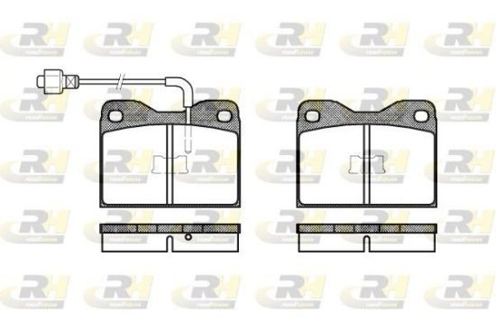 Brake Pad Set, disc brake 1307/1308 77-79