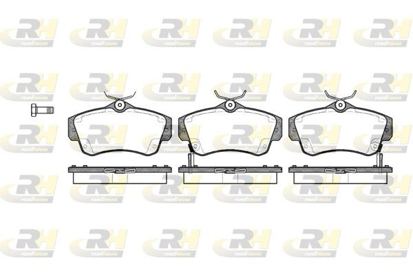 Brake Pad Set, disc brake CHRYSLER - 05017843AA