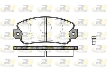 Brake Pad Set, disc brake Fiat UNO, RITMO 82- esim.