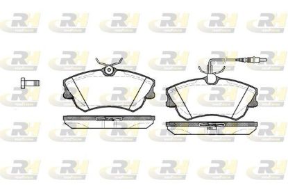 Brake Pad Set, disc brake Renault Espace 96-98 esim.