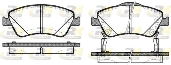 Brake Pad Set, disc brake TOYOTA - 04465-YZZEC
