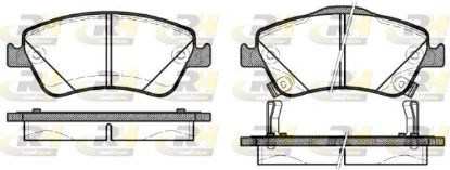 Brake Pad Set, disc brake TOYOTA - 04465-YZZEC