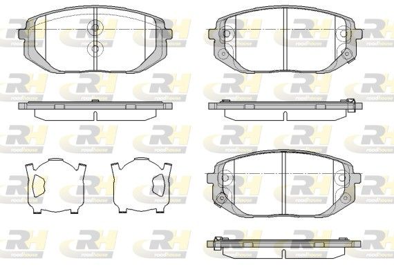 Brake Pad Set, disc brake TUCSON (NX4E, NX4A) (11/2020-