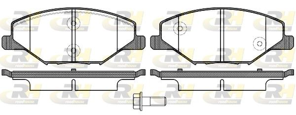 Brake Pad Set, disc brake VAG - 6RU 698 151A