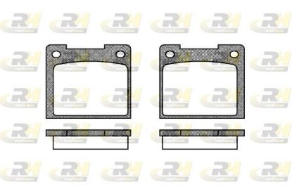Brake Pad Set, disc brake Volvo 240 74-82 tagum.