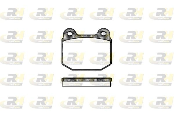 Brake Pad Set, disc brake Lotus,Opel 2.2 00- esim.