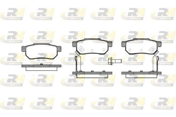 Brake Pad Set, disc brake Honda CIVIC,PRELUDE 88-97 tag