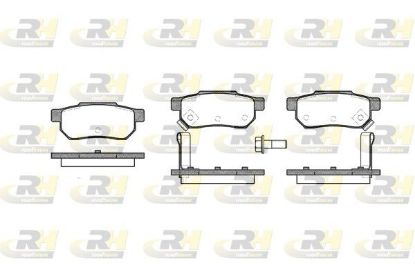 Brake Pad Set, disc brake Honda CIVIC,PRELUDE 88-97 tag