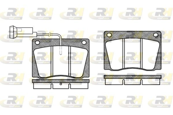 Brake Pad Set, disc brake Lotus 69-86 esim.