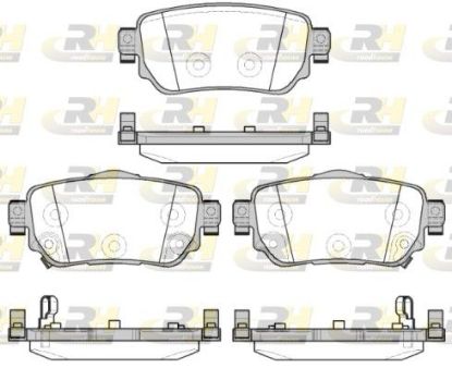 Brake Pad Set, disc brake RENAULT - 44 06 058 89R