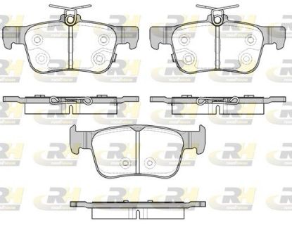 Brake Pad Set, disc brake HONDA - 43022-TBA-A02