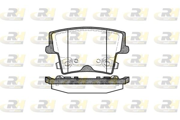 Brake Pad Set, disc brake CHRYSLER - 05139191AA