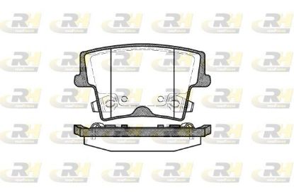 Brake Pad Set, disc brake CHRYSLER - 05139191AA