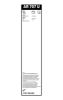 Wiper Blade AR707U Retrofit 700 9x3/9x4 karp
