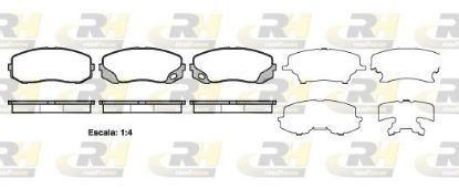 Brake Pad Set, disc brake Mitsubishi CANTER
