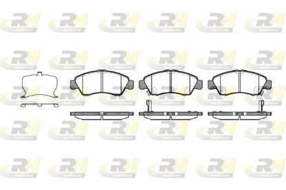 Brake Pad Set, disc brake Honda LOGO 99-02 esim.