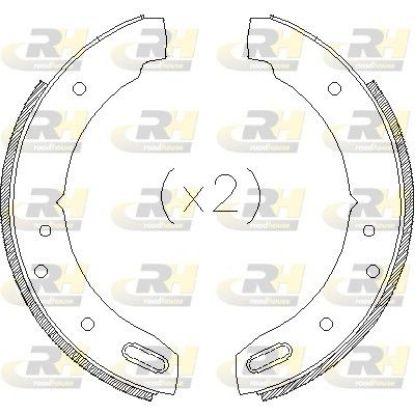Brake Shoe, parking brake Land Rover