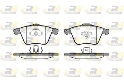 Brake Pad Set, disc brake VOLVO - 30683274