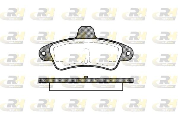 Brake Pad Set, disc brake MONDEO II (BAP)