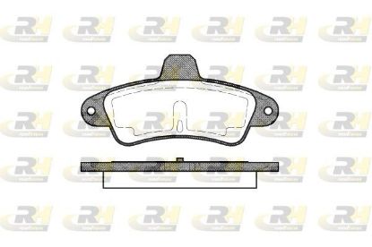 Brake Pad Set, disc brake MONDEO II (BAP)