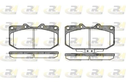 Brake Pad Set, disc brake Nissan 300 ZX 3,0 90-95,Impre