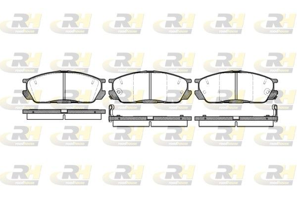 Brake Pad Set, disc brake Mazda MS9 92- esim.