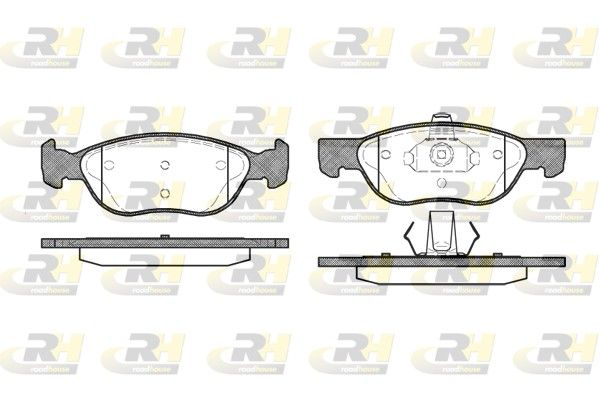 Brake Pad Set, disc brake Fiat Punto 1,9TD 99-