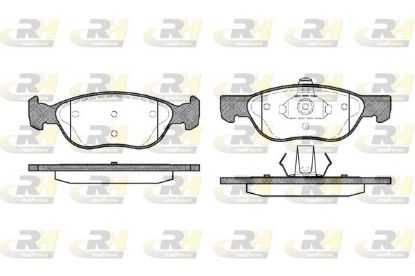 Brake Pad Set, disc brake Fiat Punto 1,9TD 99-