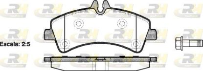 Brake Pad Set, disc brake MERCEDES-BENZ - 005 420 74 20