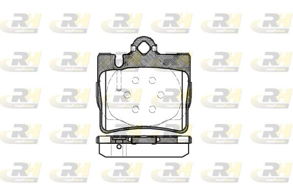 Brake Pad Set, disc brake MERCEDES-BENZ - 003 420 06 20