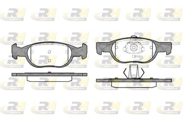 Brake Pad Set, disc brake FIAT - 71752981