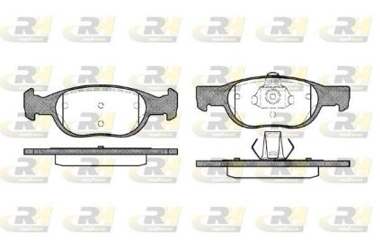 Brake Pad Set, disc brake FIAT - 71752981