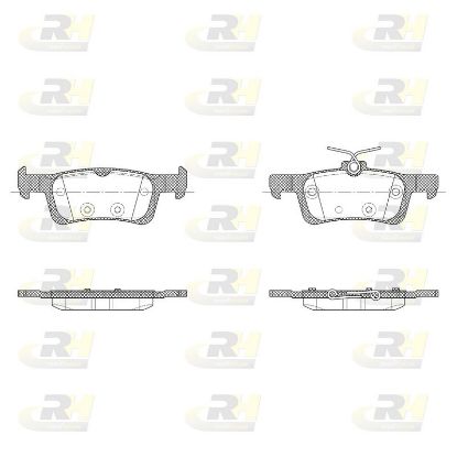 Brake Pad Set, disc brake FORD - 2 426 565