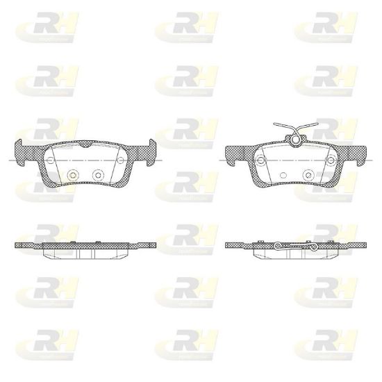 Brake Pad Set, disc brake FORD - 2 426 565