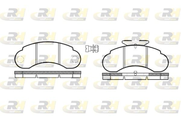 Brake Pad Set, disc brake MB 100 D 87- esim.