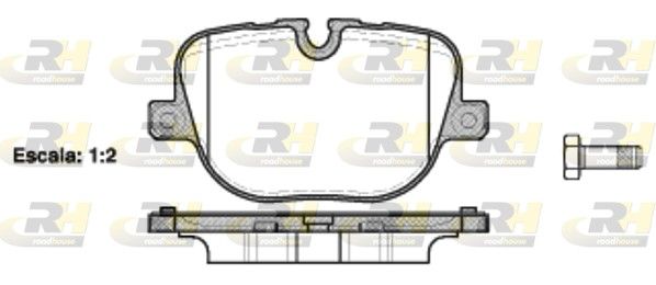 Brake Pad Set, disc brake LAND ROVER - LR025739
