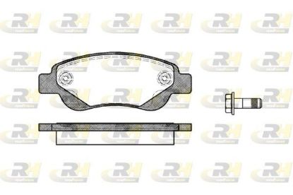 Brake Pad Set, disc brake Peugeot 107 05- esim.