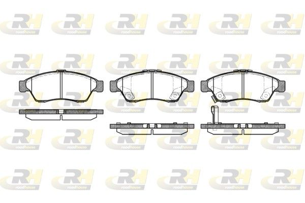 Brake Pad Set, disc brake SUZUKI - 55810-54G30 Brake Pad Set, disc brake SUZUKI - 55810-54G30